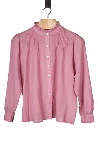 WHITE STUFF - niebanalna bluzka koszulowa - 46