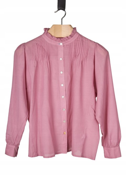 WHITE STUFF - niebanalna bluzka koszulowa - 46