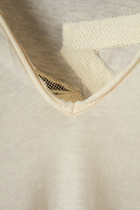 ZADIG&VOLTAIRE luźna bluzka mięciutka bawełna cream S/M