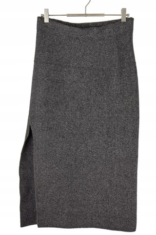 ZARA - gruba spódnica dzianina melanż - 38