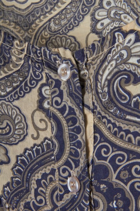 Zjawiskowa włoska bluzka piękny wzór oversize - S/M