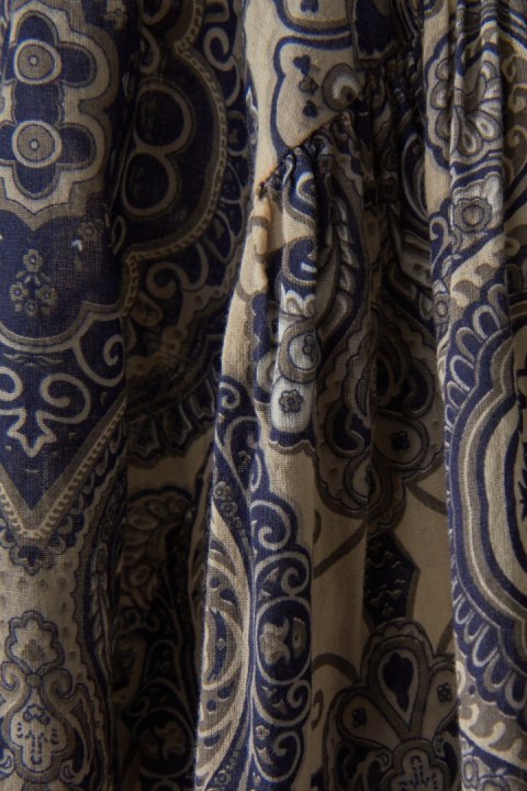 Zjawiskowa włoska bluzka piękny wzór oversize - S/M