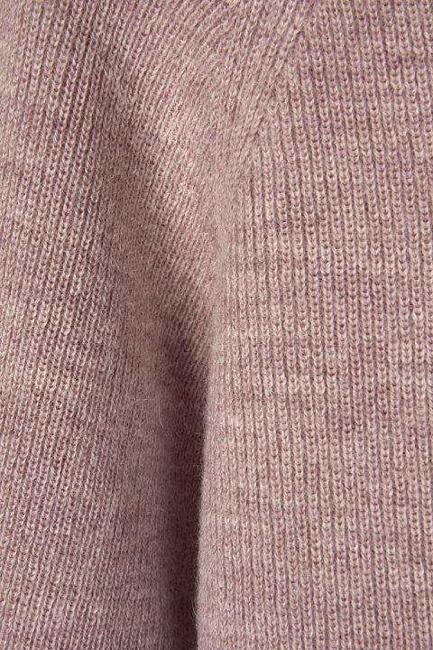 ALPA - nietuzinkowy mięsisty fiński sweter alpaka lila róż premium M/L