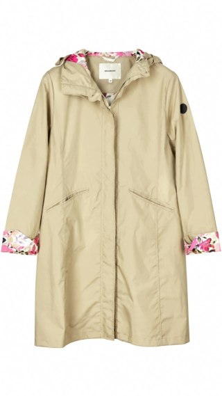 BEAUMONT praktyczny płaszcz przeciwdeszczowy z kieszeniami floral coat 42