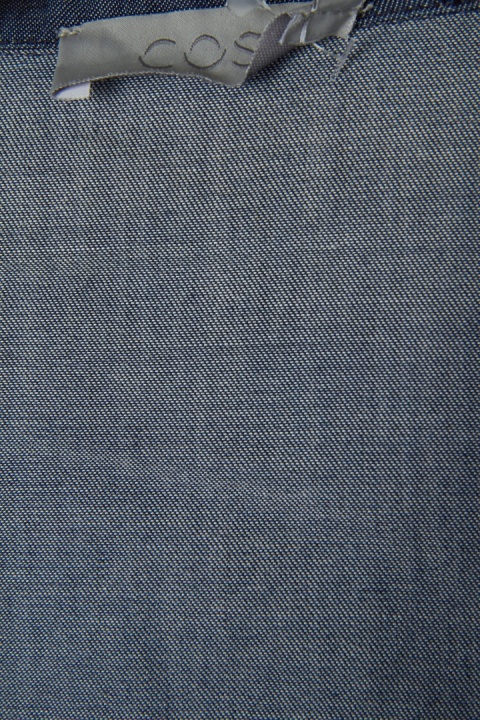 COS - śliczna lekka marynarka denim chłodny lyocell 34