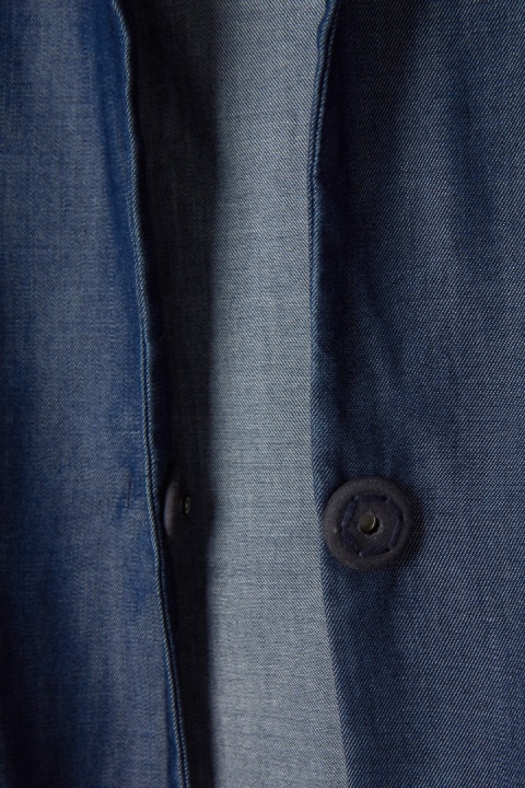 COS - śliczna lekka marynarka denim chłodny lyocell 34