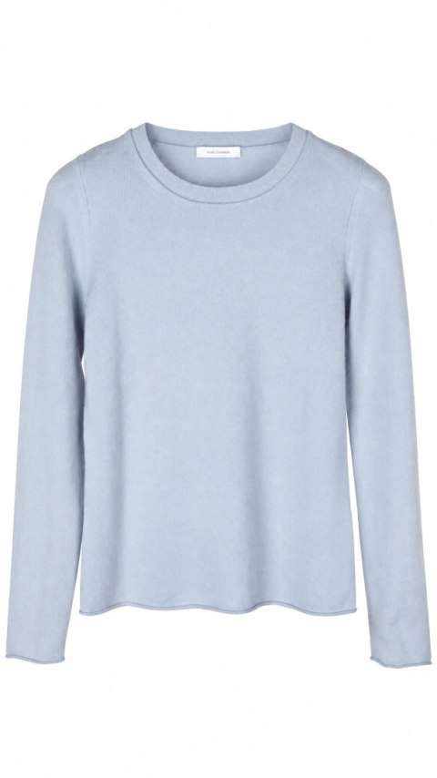 HUGO BOSS mięciutki sweter pure cashmere kaszmir pastelowy błękit S