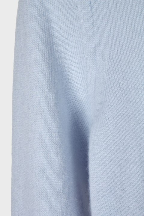 HUGO BOSS mięciutki sweter pure cashmere kaszmir pastelowy błękit S