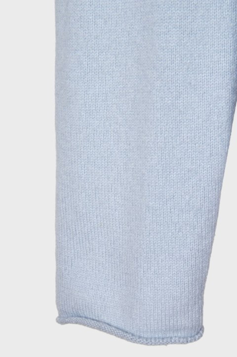 HUGO BOSS mięciutki sweter pure cashmere kaszmir pastelowy błękit S