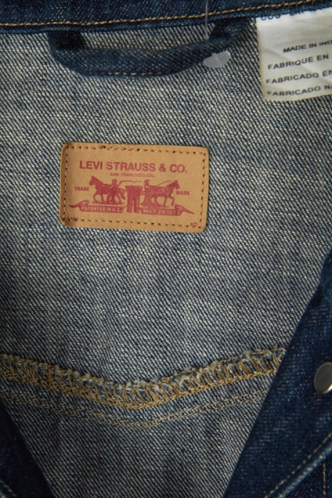 LEVI'S zawsze modna bluza kurtka katana jeans indygo S