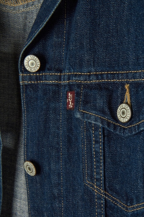 LEVI'S zawsze modna bluza kurtka katana jeans indygo S