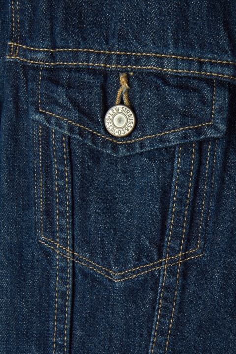 LEVI'S zawsze modna bluza kurtka katana jeans indygo S