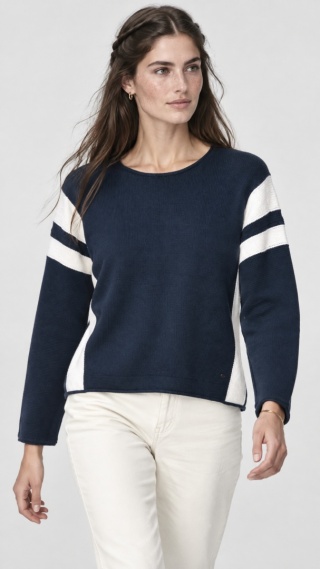 MARC O'POLO - mięciutki sweter bawełna oversize - S/M