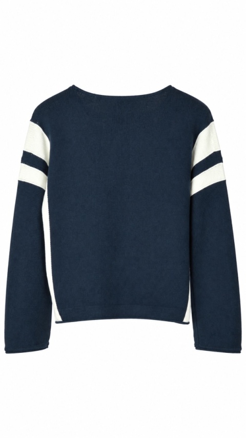 MARC O'POLO - mięciutki sweter bawełna oversize - S/M
