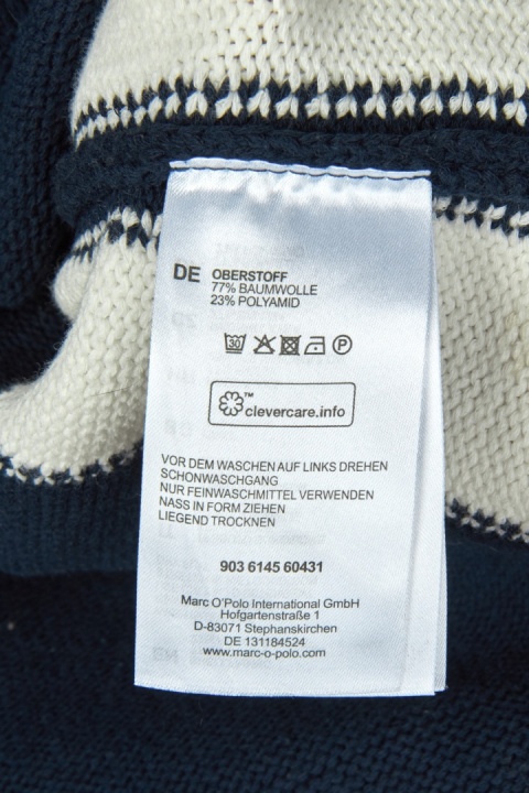 MARC O'POLO - mięciutki sweter bawełna oversize - S/M