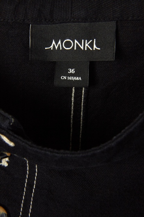 MONKI - niespotykana spódnica z kieszeniami bawełna jeans 36