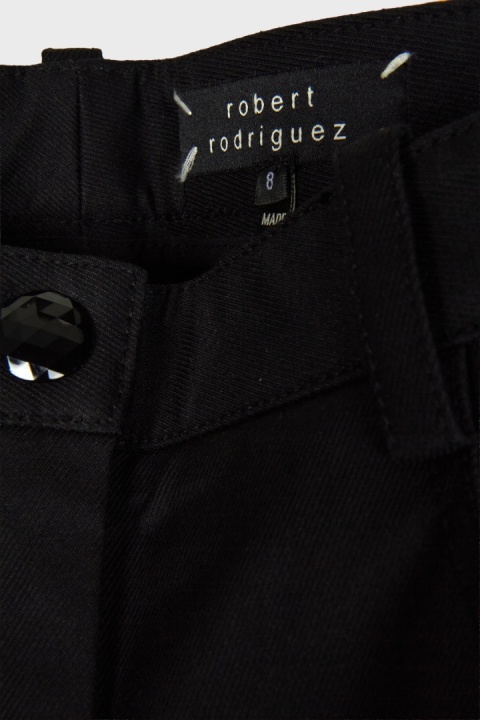 ROBERT RODRIGUEZ - eleganckie spodnie od projektanta luksusowy materiał M