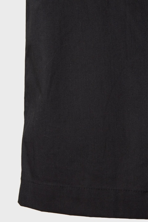 UNIQLO - prosta sukienka z kieszeniami dwukolorowa czerń i turkus M
