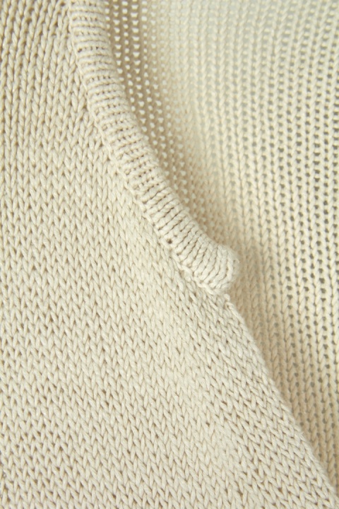 WHITE STUFF mięciutki sweter bawełna len rozpinany 38/40
