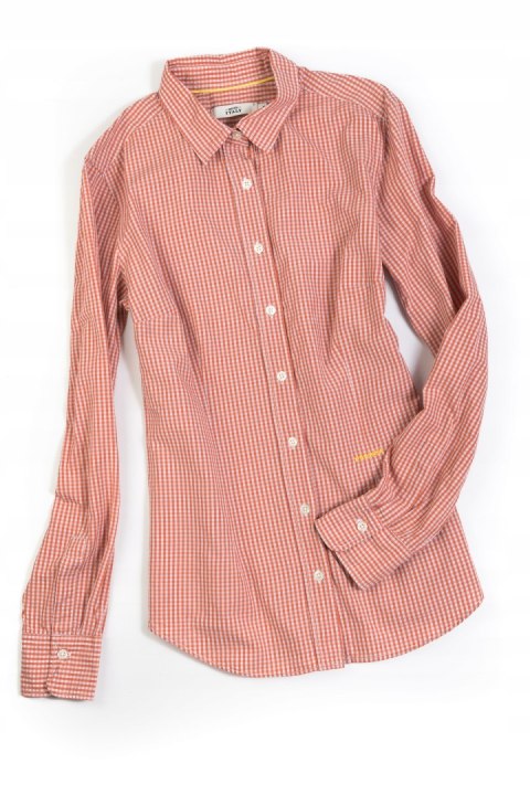 0039 ITALY - modna koszula w kratkę - 38 - j.NOWA