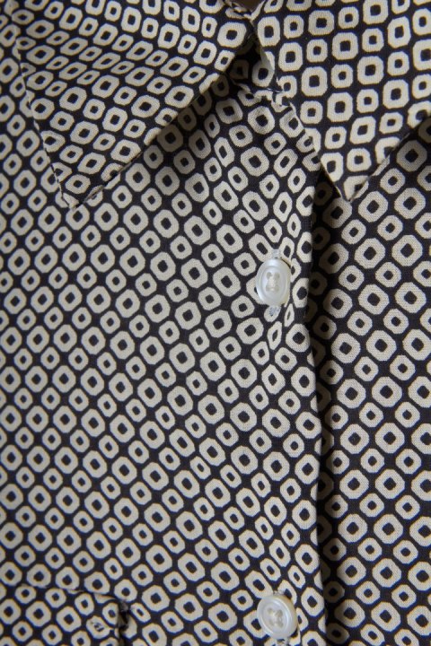 BENETTON - śliczna bluzka koszulowa ciekawy wzór - 36