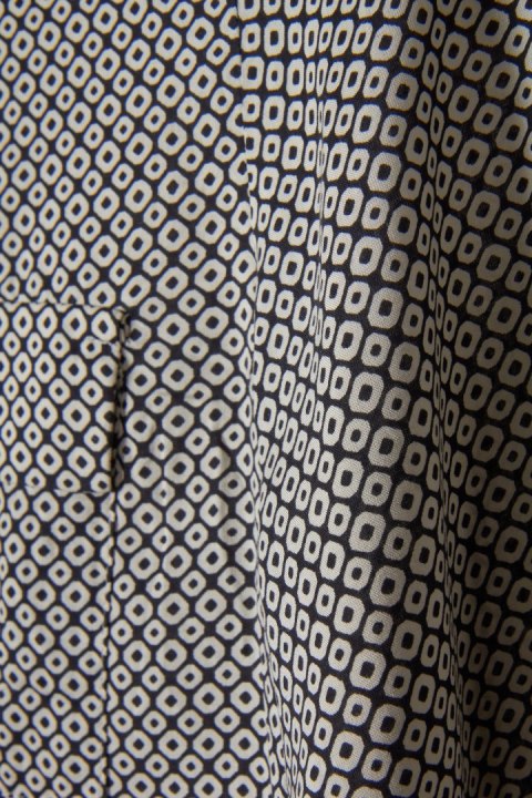 BENETTON - śliczna bluzka koszulowa ciekawy wzór - 36