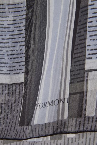 BESCO - jedwabna apaszka ponadczasowy wzór