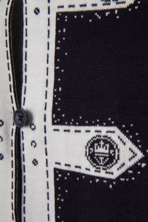 BETTY BARCLAY - wyszukany sweter dwustronny bawełna - S