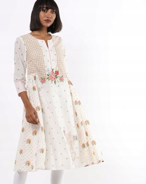 BIBA - wyjątkowa sukienka piękne kwiaty - 36