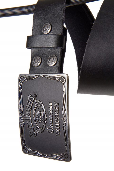 BIOWORLD JACK DANIELS oryginalny pasek skórzany duża klamra M