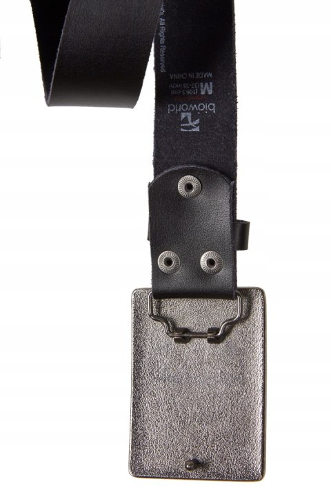 BIOWORLD JACK DANIELS oryginalny pasek skórzany duża klamra M