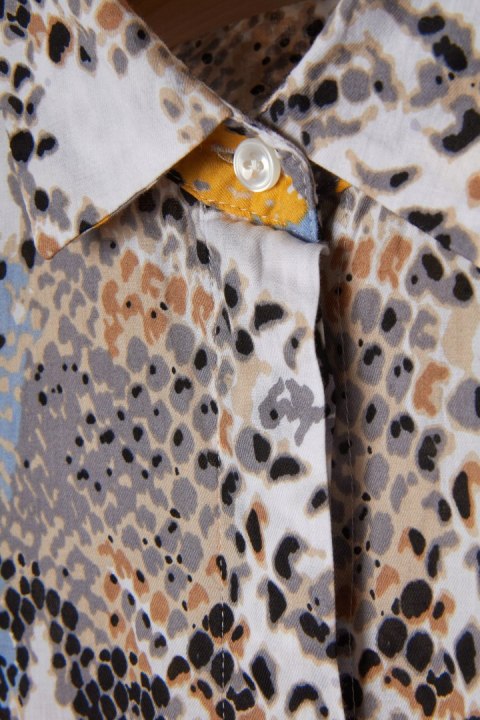 BRAX - wyjątkowa mięciutka bluzka bawełna motyw skóry węża - 42