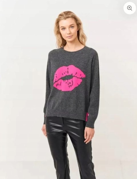 BRODIE niesamowicie mięciutki sweter kaszmir kiss M