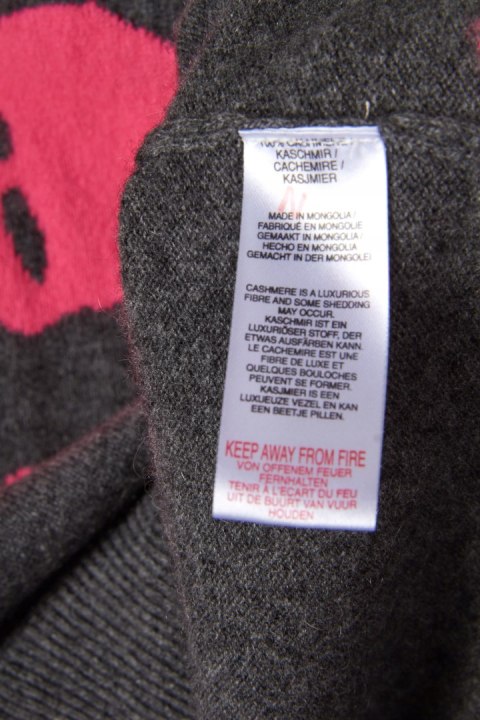 BRODIE niesamowicie mięciutki sweter kaszmir kiss M