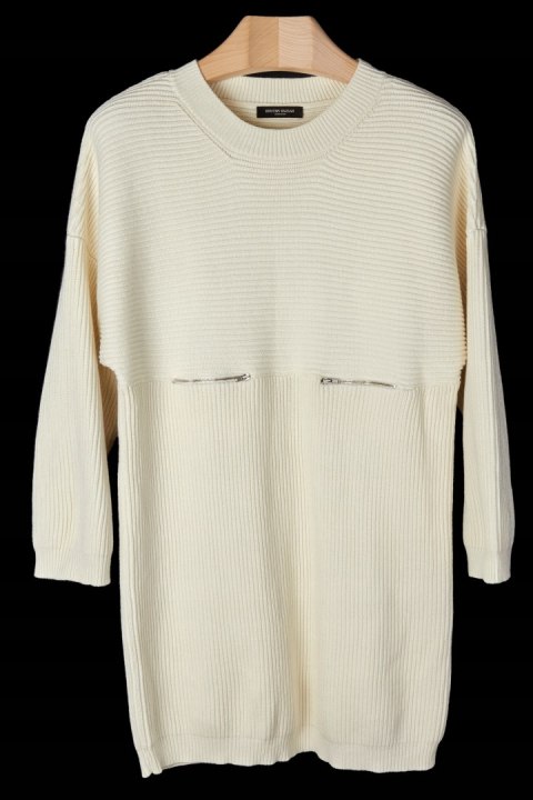 BRUUNS BAZAAR - niesamowita sukienka dzianina - L