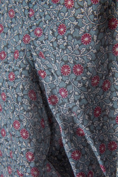 CAROLL PARIS luksusowa bluzka delikatny print bawełna 36