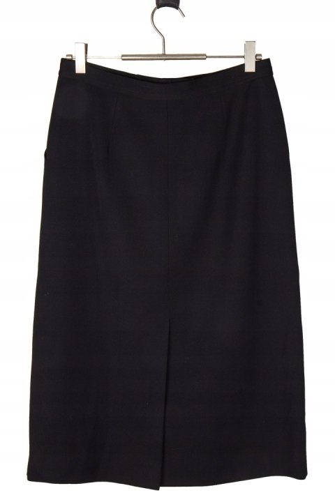 CELINE - elegancka czarna spódnica vintage wełna - 38