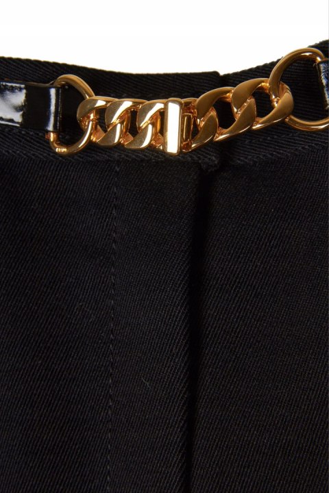 CELINE - elegancka czarna spódnica vintage wełna - 38