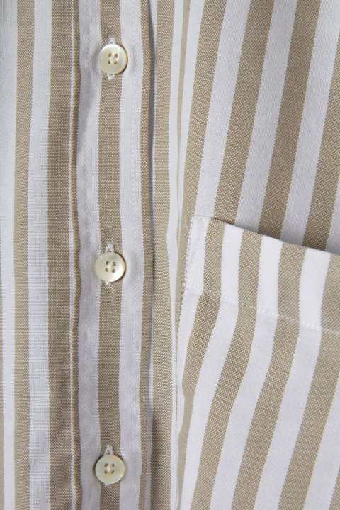 CLOSED - ponadczasowa bluzka koszulowa w paski oversize - M/L