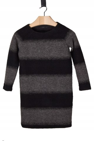 COS - fantastyczna prosta sukienka wełna - XS