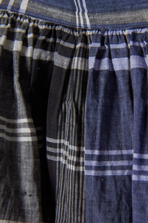 DANIEL HECHTER PARIS wyjątkowa spódnica bawełna w kratkę 36