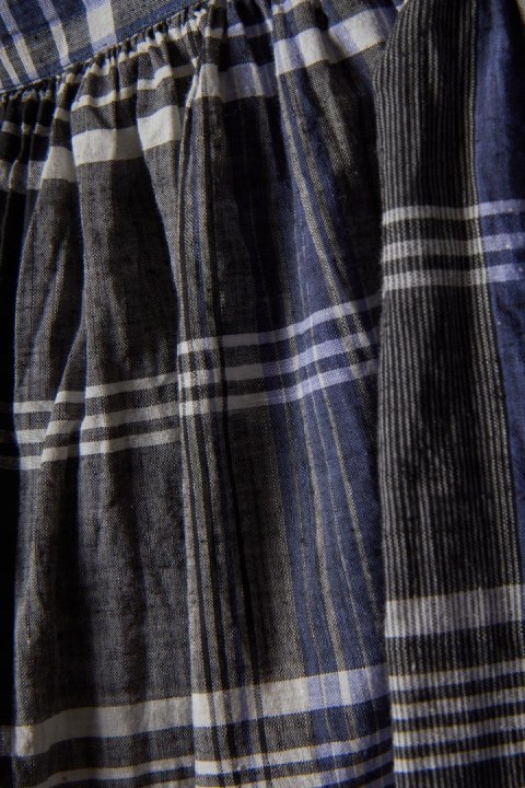 DANIEL HECHTER PARIS wyjątkowa spódnica bawełna w kratkę 36