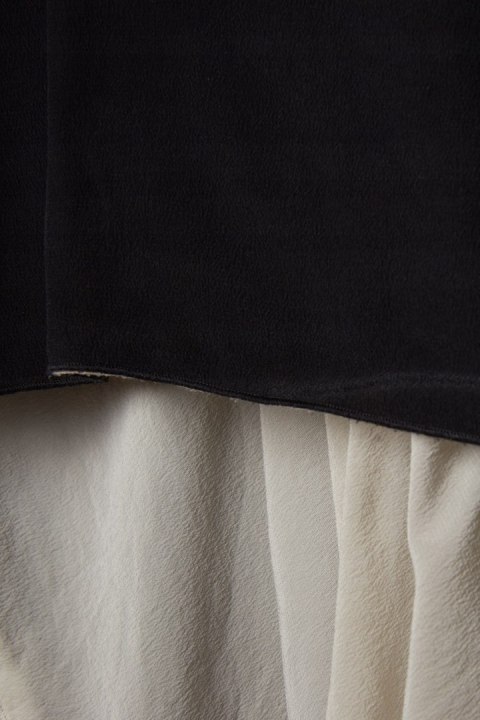 EILEEN FISHER asymetryczna bluzka dwustronna szlachetny jedwab L