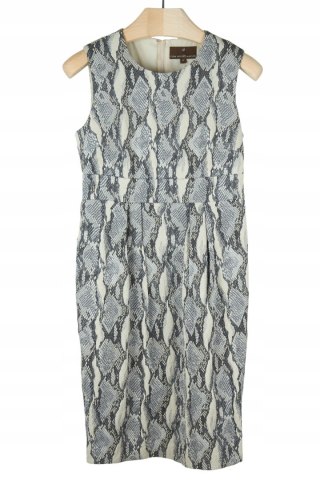 FENN WRIGHT MANSON - sukienka skóra węża - 40