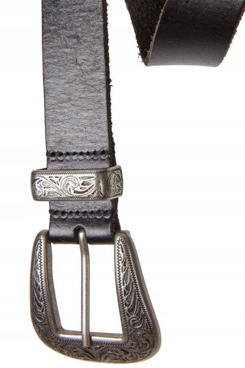 Fantastyczny pasek skórzany piękna klamra