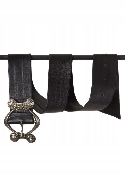 GES.GESCH oryginalny pasek skórzany ciekawa żelazna klamra