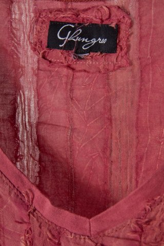 GHUNGROO - włoska luźna bluzka bawełna piękny kolor - XXL