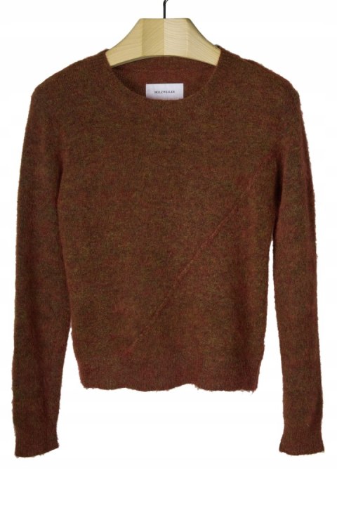 HOLZWEILER -luksusowy sweter piękny kolor wełna -S