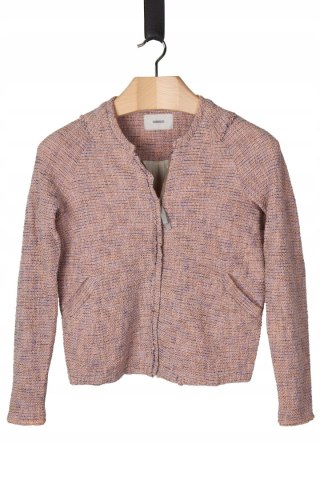 HUMANOID - niepowtarzalny sweter bluza bawełna melanż - S