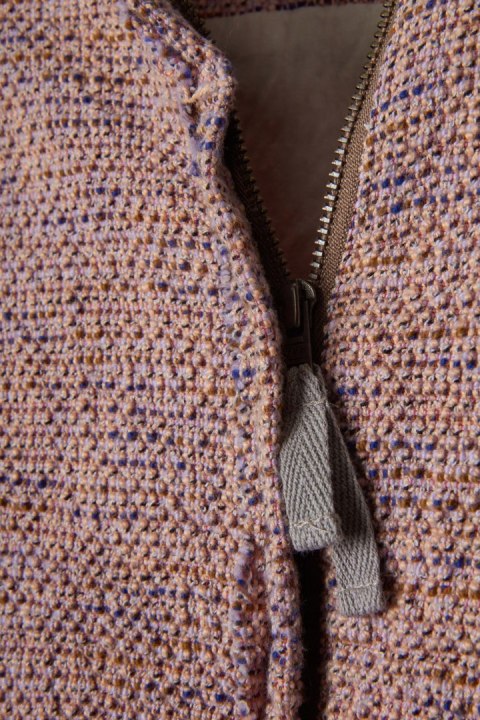 HUMANOID - niepowtarzalny sweter bluza bawełna melanż - S